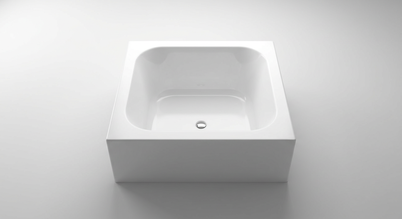 NBT 005 Square Soaking Bathtub