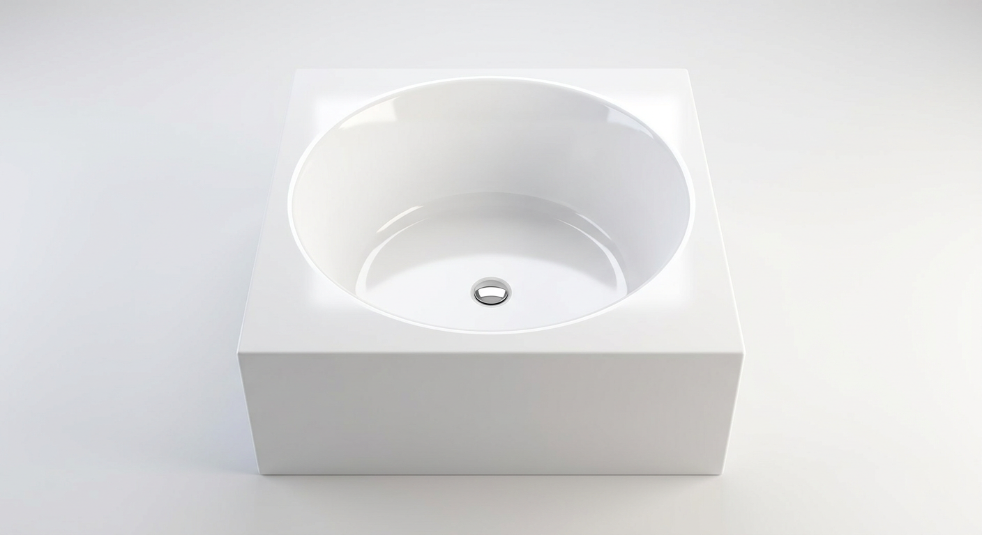 NBT 008 Compact Square Bathtub