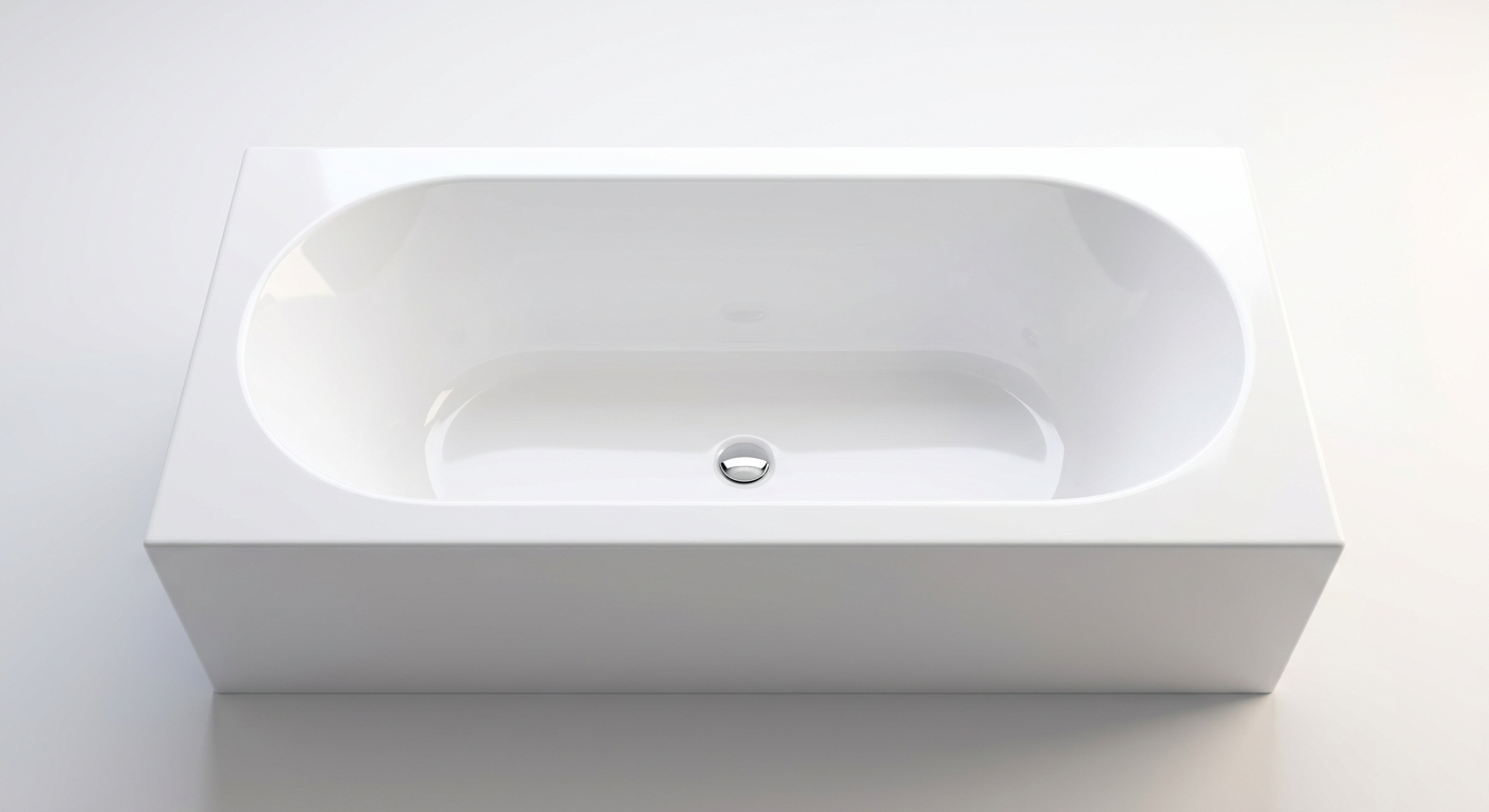 NBT 011 Slim Alcove Bathtub