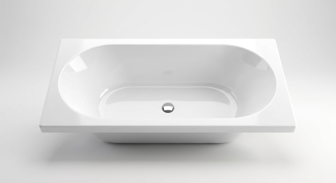 NBT 014 Slim Soaking Bathtub
