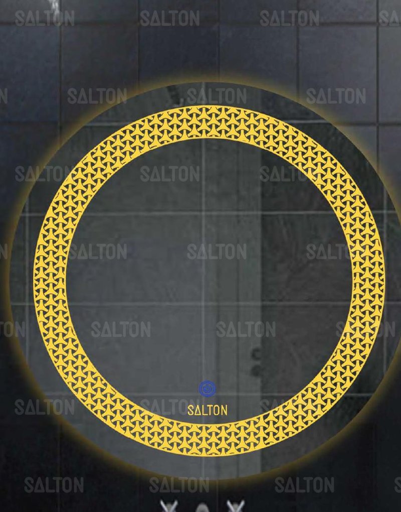 Circular LED Mirror