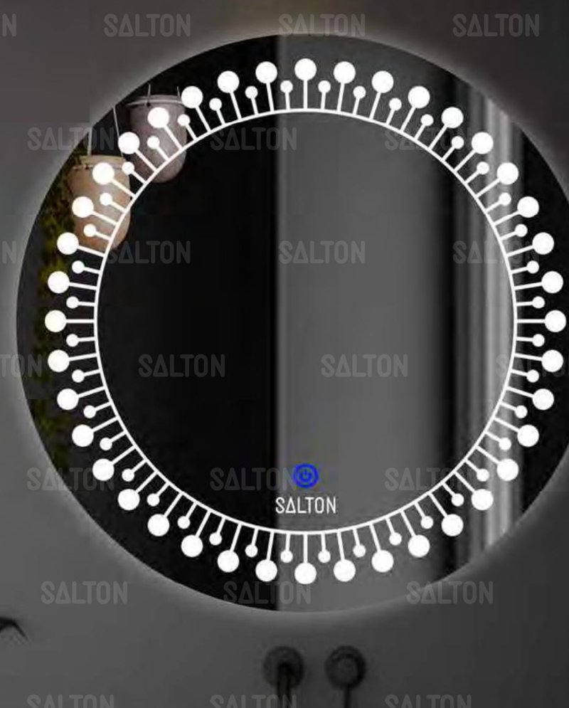 Mirror with LED lights