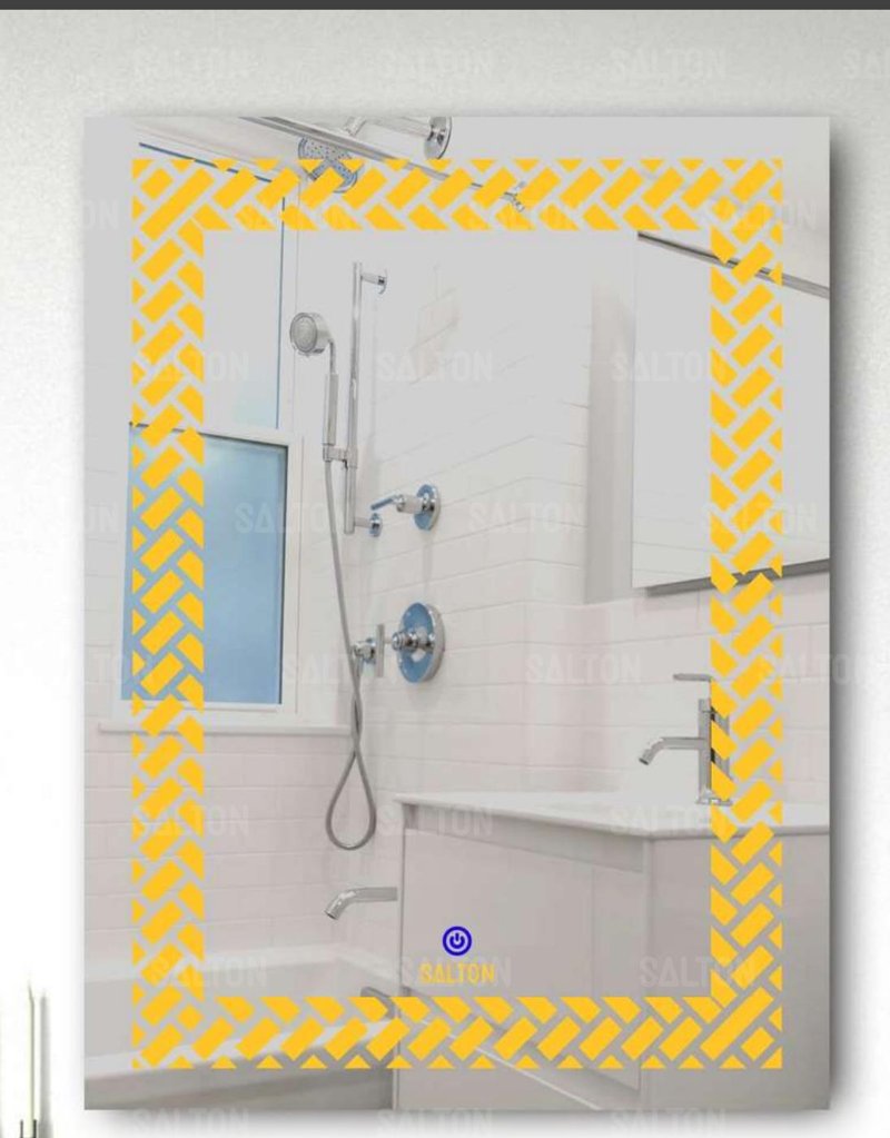 Mirror with LED backlighting