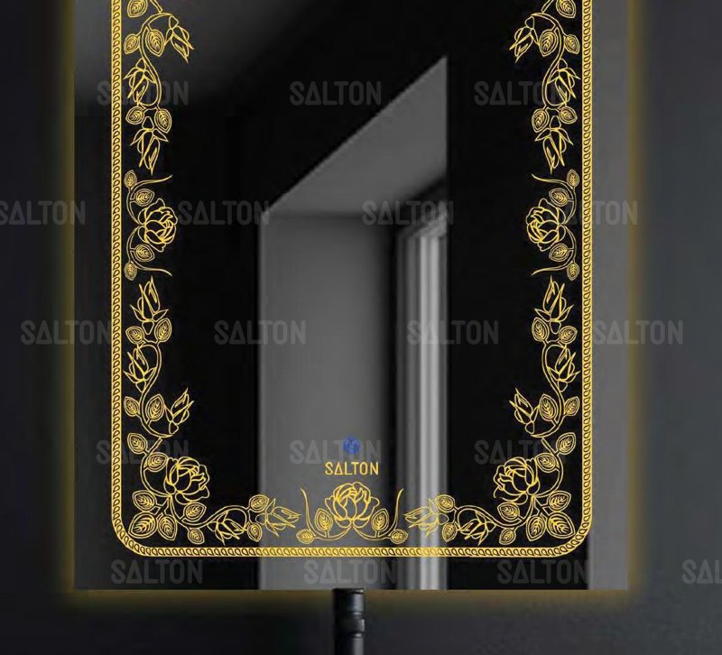 Floral LED Mirror