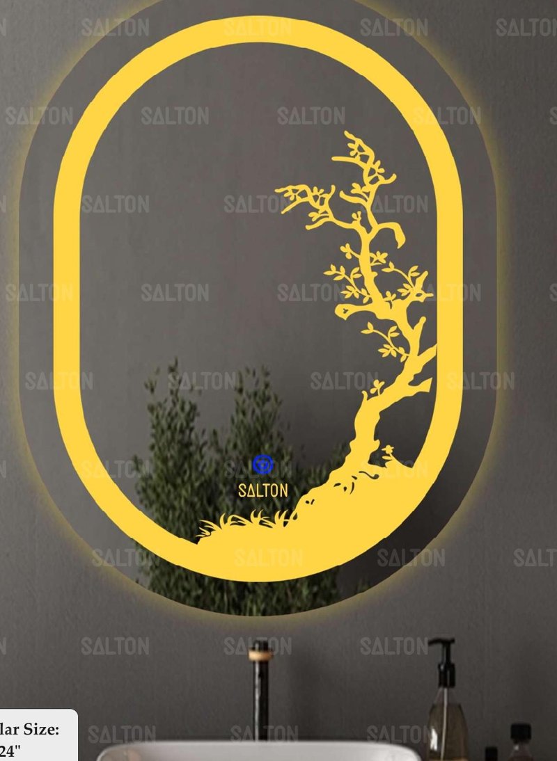 Oblong LED Mirror
