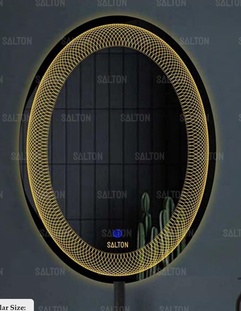 Oval Mirror with LED