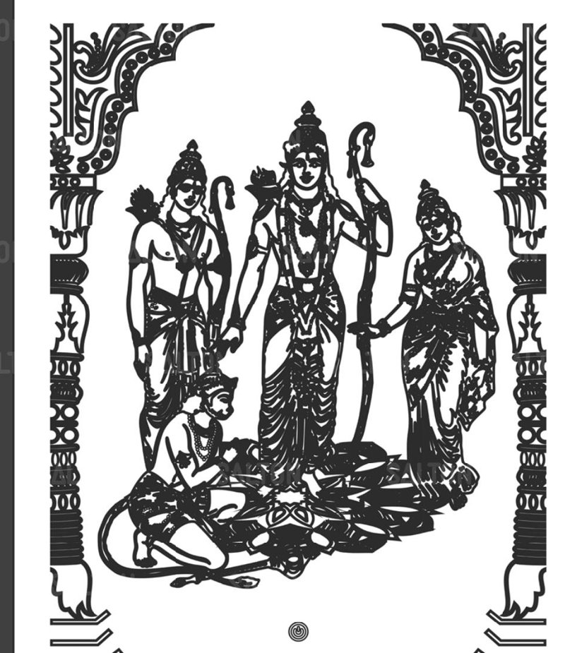 Ram Darbar Wall Picture