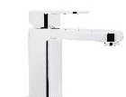 Single Lever Basin Mixer with Braided Hoses