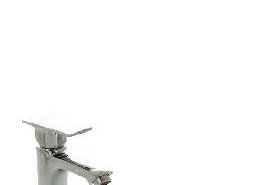 Single Lever Basin Mixer with Braided Hoses