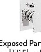 Exposed Part Kit of 3 Inlet and Hi Flow Diverter