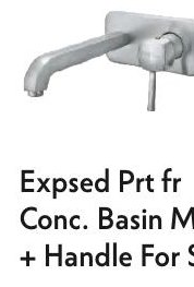 Expsed Prt fr Conc. Basin Mixer + Handle For SLBM WM