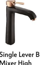 Single Lever Basin Mixer High