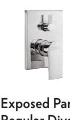 Exposed Part for Regular Diverter