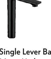 Single Lever Basin Mixer High