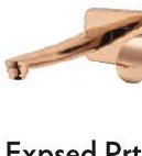 Expsed Prt Fr Conc. Basin Mixer + Handle For SLBM WM