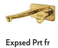 Expsed Prt fr Conc. Basin Mixer + Handle For SLBM WM