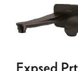Exposed Part for Concealed Basin Mixer + Handle For SLBM WM
