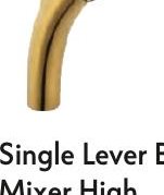 Single Lever Basin Mixer High
