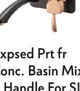 Exposed Part for Conc. Basin Mixer + Handle For SLBM WM