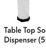 Table Top Soap Dispenser (500ml-DC)