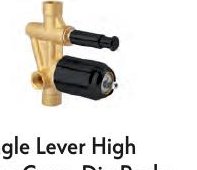 Single Lever High Flow Conc. Div Body