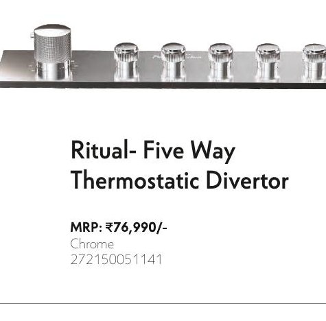 Ritual- Five Way Thermostatic Divertor