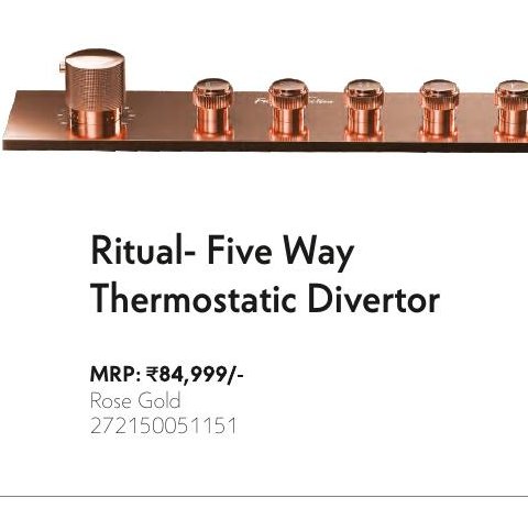 Ritual- Five Way Thermostatic Divertor
