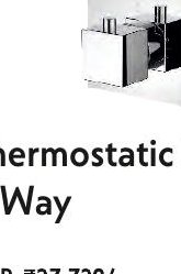 Three Way Thermostatic Divertor