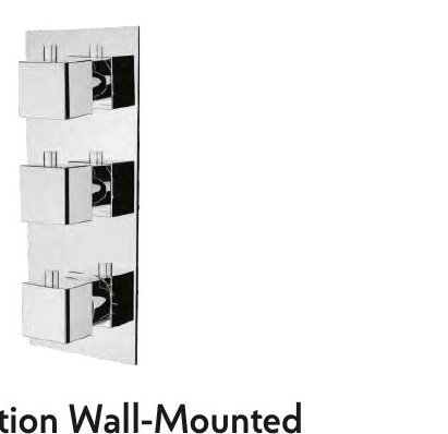 4-Function Wall-Mounted Thermostatic Shower Mixer