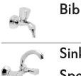 Wall Mixer 3 in 1 with Provision for Tel Shower and O/H Shower and with 15mm Long Bend Pipe