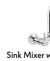 Sink Mixer with Swinging Spout