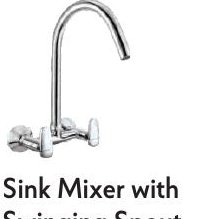 Sink Mixer with Swinging Spout