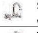 Sink Mixer Wall Mounted with Swinging Spout
