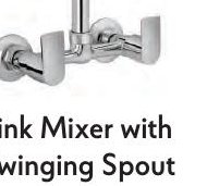 Sink Mixer with Swinging Spout