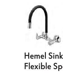 Hemel Sink Mixer With Flexible Spout