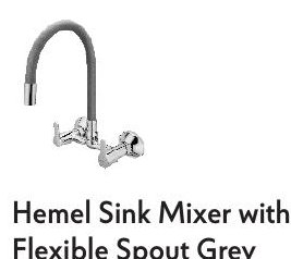 Hemel Sink Mixer with Flexible Spout