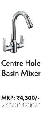 Centre Hole Basin Mixer