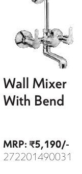 Wall Mixer With Bend