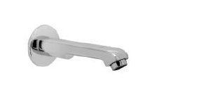 Bath Spout with Wall Flange