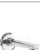 Bath Spout with Flange