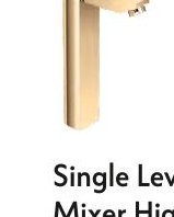 Single Lever Basin Mixer High