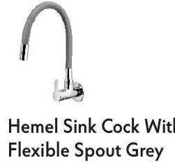 Hemel Sink Cock With Flexible Spout