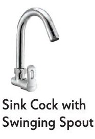 Sink Cock with Swinging Spout
