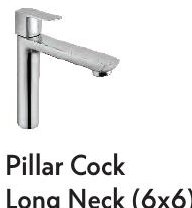 Pillar Cock Long Neck (6x6)