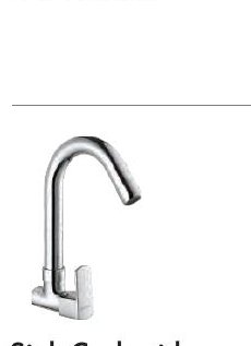 Sink Cock with Round J Spout