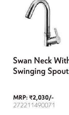 Swan Neck With Swinging Spout