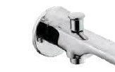 Bath Tub Spout with Button