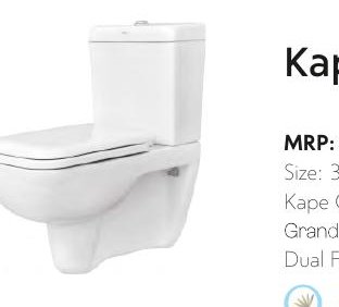 Kape External Wall Hung Toilet
