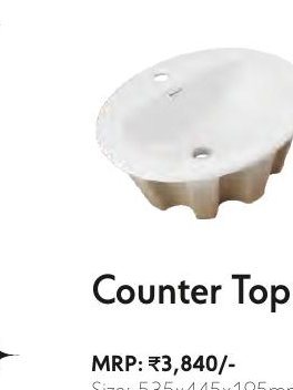 Counter Top Oval