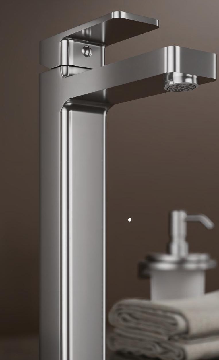 Single-lever basin mixer